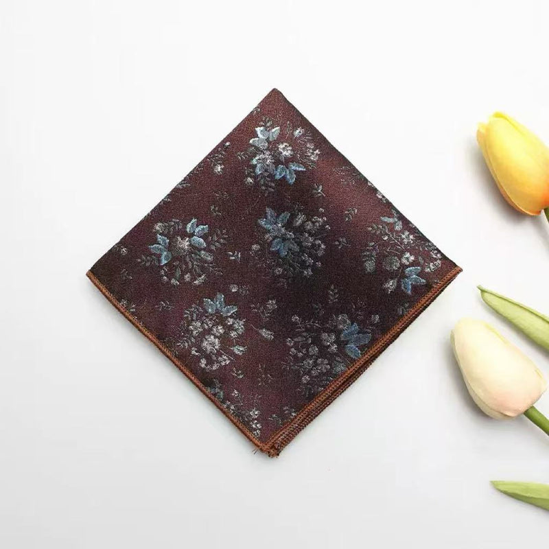 Casual British Pocket Square-Brown series