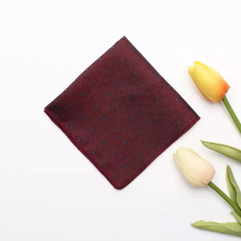 Casual British Pocket Square-Red series