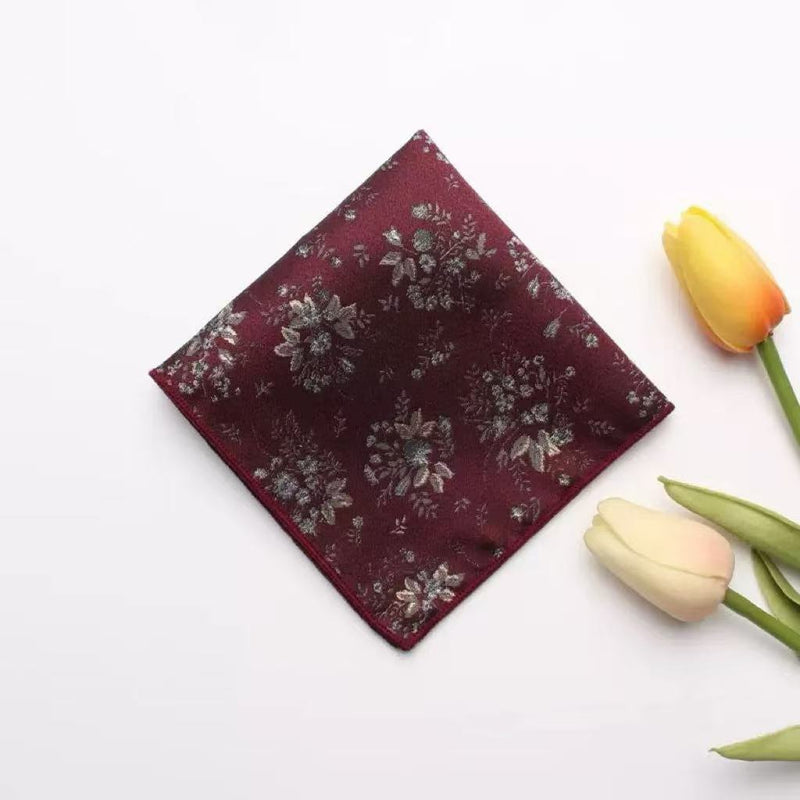 Casual British Pocket Square-Red series