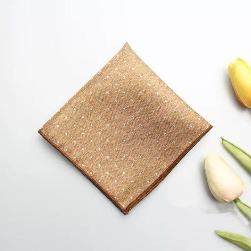 Casual British Pocket Square-Brown series