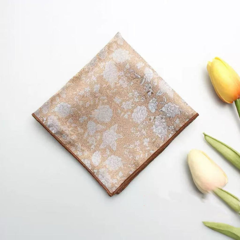 Casual British Pocket Square-Brown series