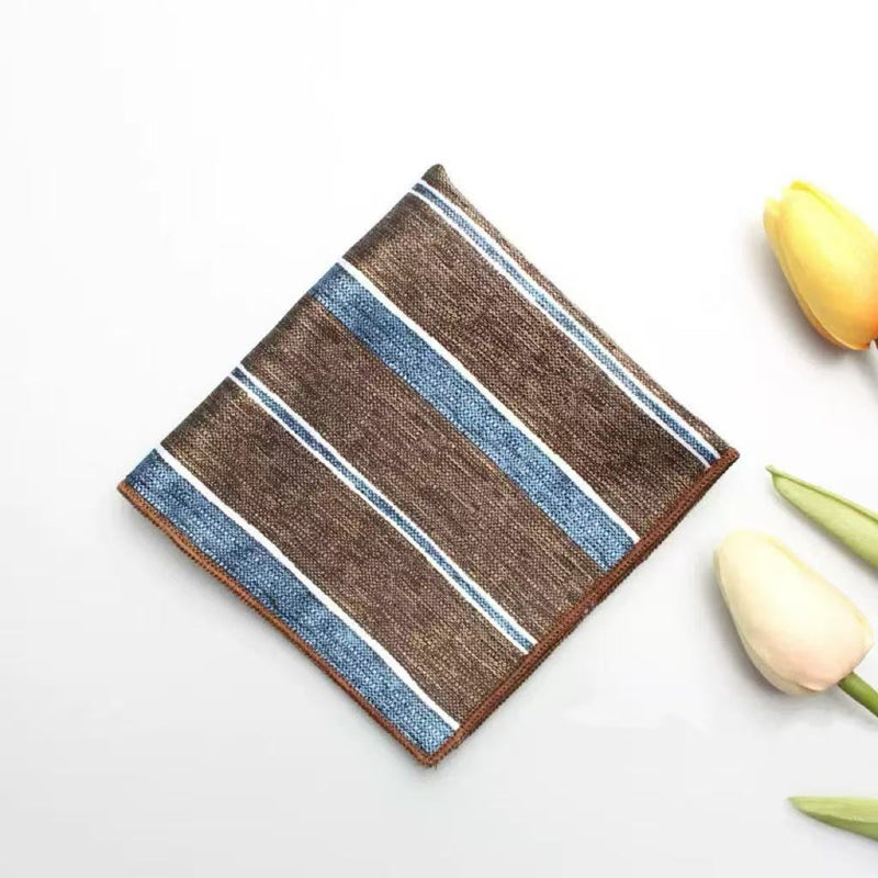 Casual British Pocket Square-Brown series