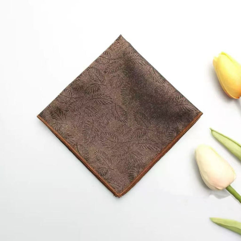 Casual British Pocket Square-Brown series