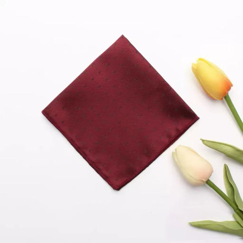 Casual British Pocket Square-Red series