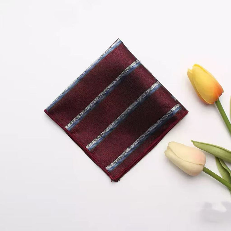 Casual British Pocket Square-Red series