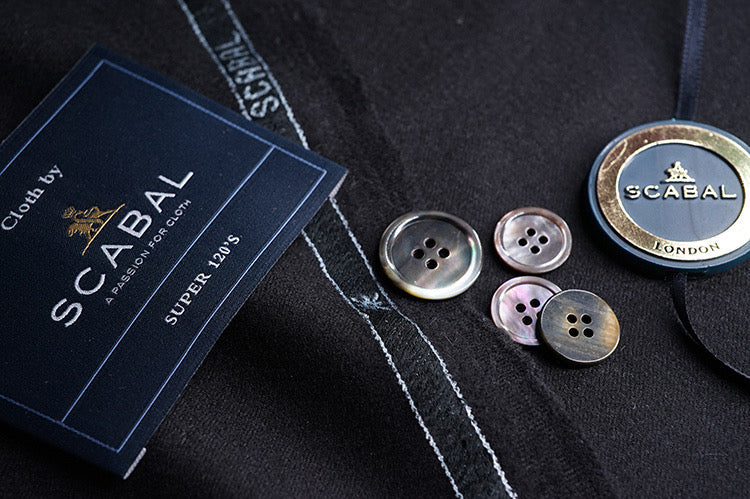 Scabal Flannel Pure Wool Super 120's