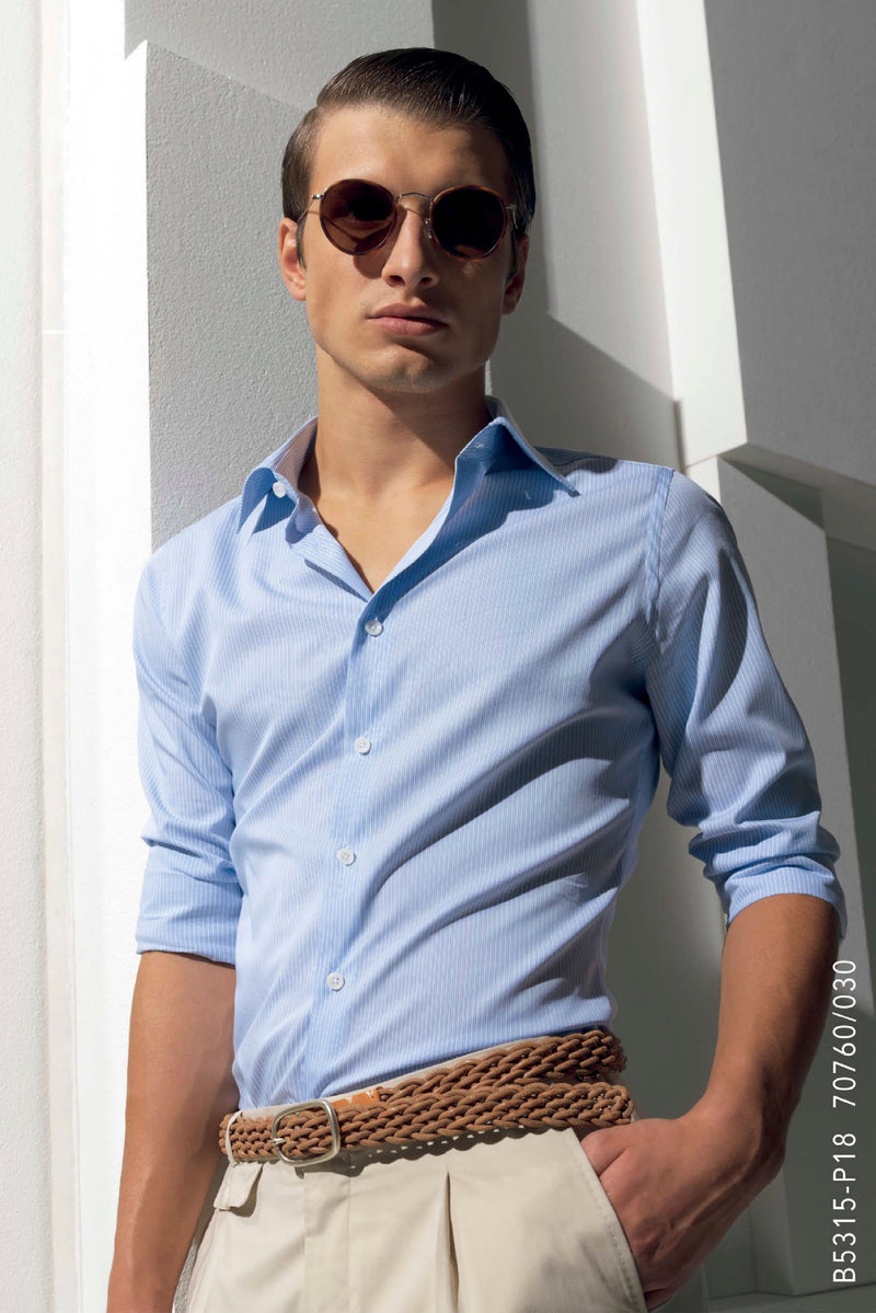 Buy Park Avenue Light Grey Regular Fit Self Design Cotton Shirt for Men's  Online @ Tata CLiQ
